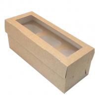 Упаковка под маффины на 3шт. 250х100х100мм/100