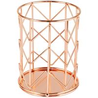 Подставка-стакан MESHU Rose Gold круглая металл MS_39428
