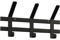 Вешалка настенная "Торонто 3" Черный