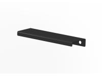 Ручка мебельная торцевая FLAT 128/156 черная 60061782