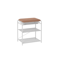 Подставка для обуви Гранада 13В с сиденьем и ящиком Белый