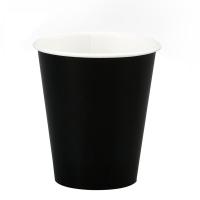 Стакан 185мл Бумажный д/горячих напитков "Чёрный"/50шт