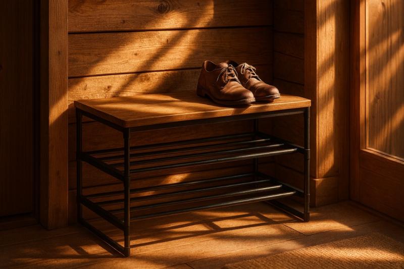 Подставка для обуви: как навести порядок у входа без шкафа и без ремонта