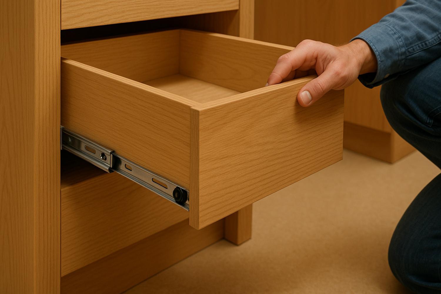 Почему ящик скрипит и заедает? 80% проблем — в неправильных направляющих Почему ящик скрипит и заедает? 80% проблем — в неправильных направляющих