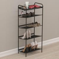 Подставка для обуви 5-ти полочная Женева 15 Черный