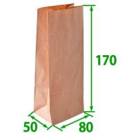 Крафт пакет бумажный  80*50*170