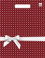 Горох подарочный пакет 40х31 ПВД 60мкм выр.ручка ТИКО