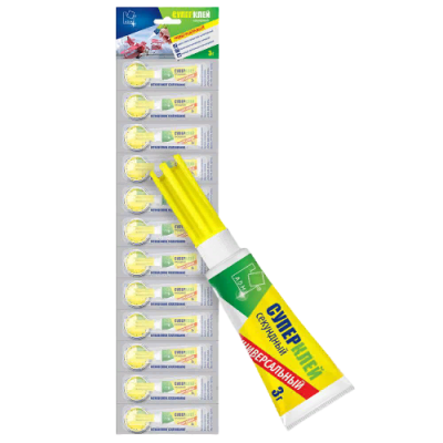 Клей АДМ суперклей 3 гр GHS325B/12