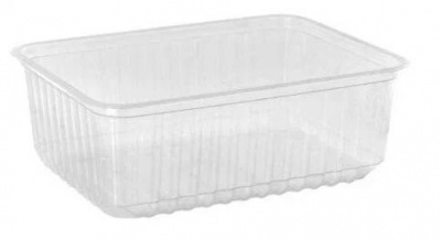 Контейнер 1,000л 179*132мм с крышкой прямоуг.плос./10шт.