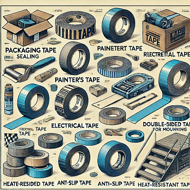 Виды клейкой ленты и их уникальные применения в разных сферах Виды клейкой ленты и их уникальные применения в разных сферах