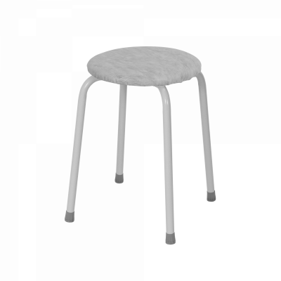 Табурет круглый "Пенек крепкий" 220, цвет сиденья серый