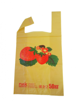 Майка Земляника 30+15*54 35мкм ПНД МАЙ810/100шт.