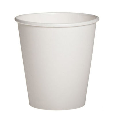 Стакан 250мл Бумажный д/горячих напитков "БЕЛЫЙ"/50шт