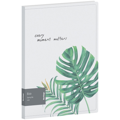 Папка с пружин. скоросшив. Berlingo Eco 17мм 600мкм прозр. FS4_17801