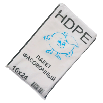 16*24 пакет ПНД 7мкм Веселое синее яблоко 750шт ФНД062