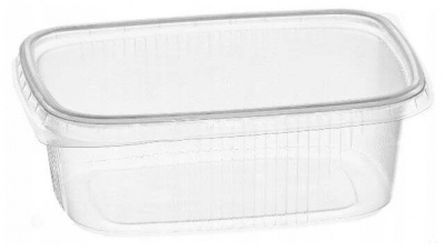 Контейнер 0,200л 108*82мм с крышкой прямоуг./100шт