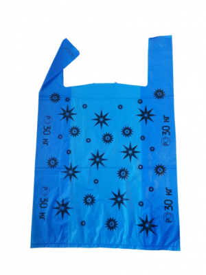 Майка Звезды 36+17*56 ПНД синяя 15мкм МАЙ734