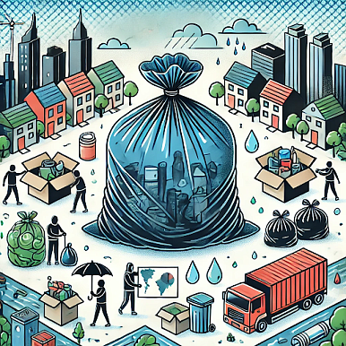 Необычные факты о мусорных пакетах: использование и рекорды Необычные факты о мусорных пакетах: использование и рекорды