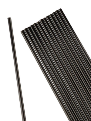 Трубочки д/коктейля 8*240мм прямая, чёрная/250шт