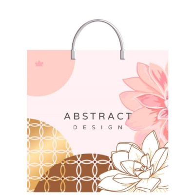 Пакет с пластиковой ручкой 38х35