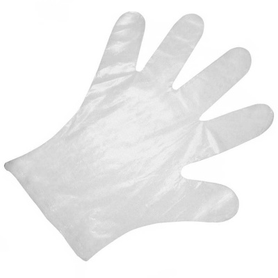 Перчатки п/э однораз. размер М 0,6гр 100шт./уп.
