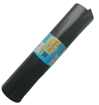 Мусорный пакет 120л/20шт особопрочный ПВД