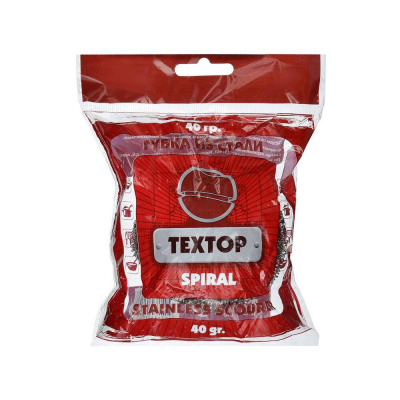 Губка из стали д/посуды ТЕХТОР SPIRAL 15гр.