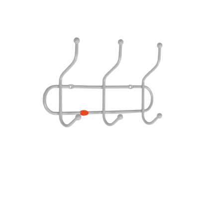 Вешалка настенная "Дружба 3" серый