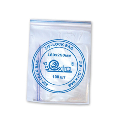 Пакет с замком 180*250мм 40мкм (100шт)