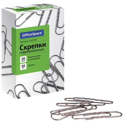 Скрепки 50мм/50шт. С50-50/217280