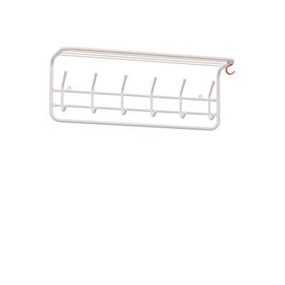 Вешалка с полкой 80 белый